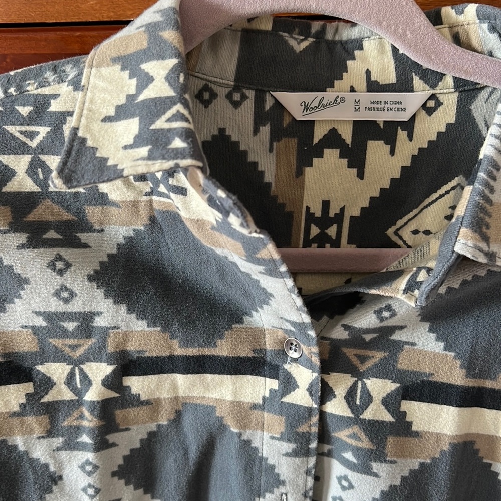 Southwestern flannel shirt